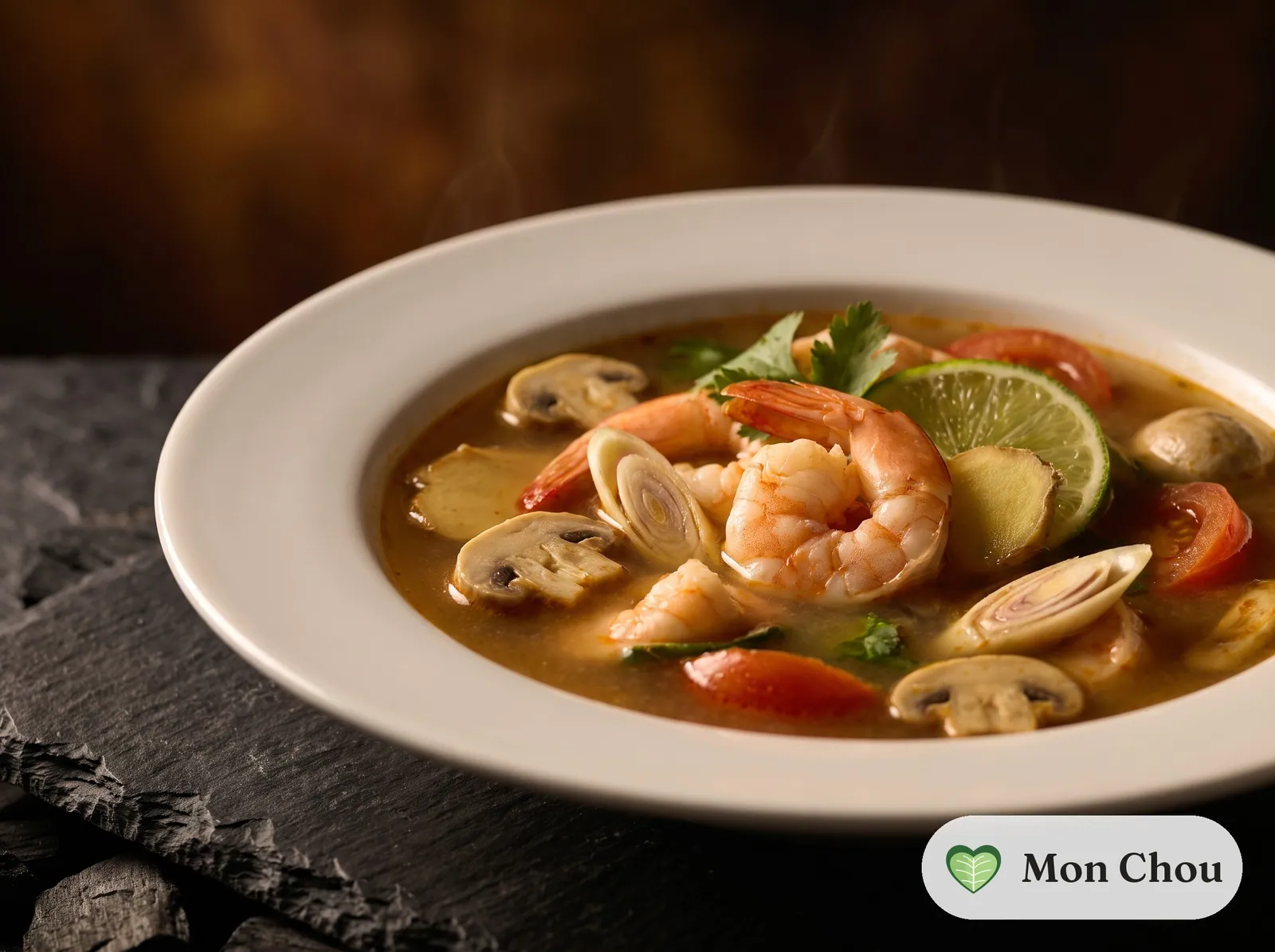 Thailändische Garnelensuppe