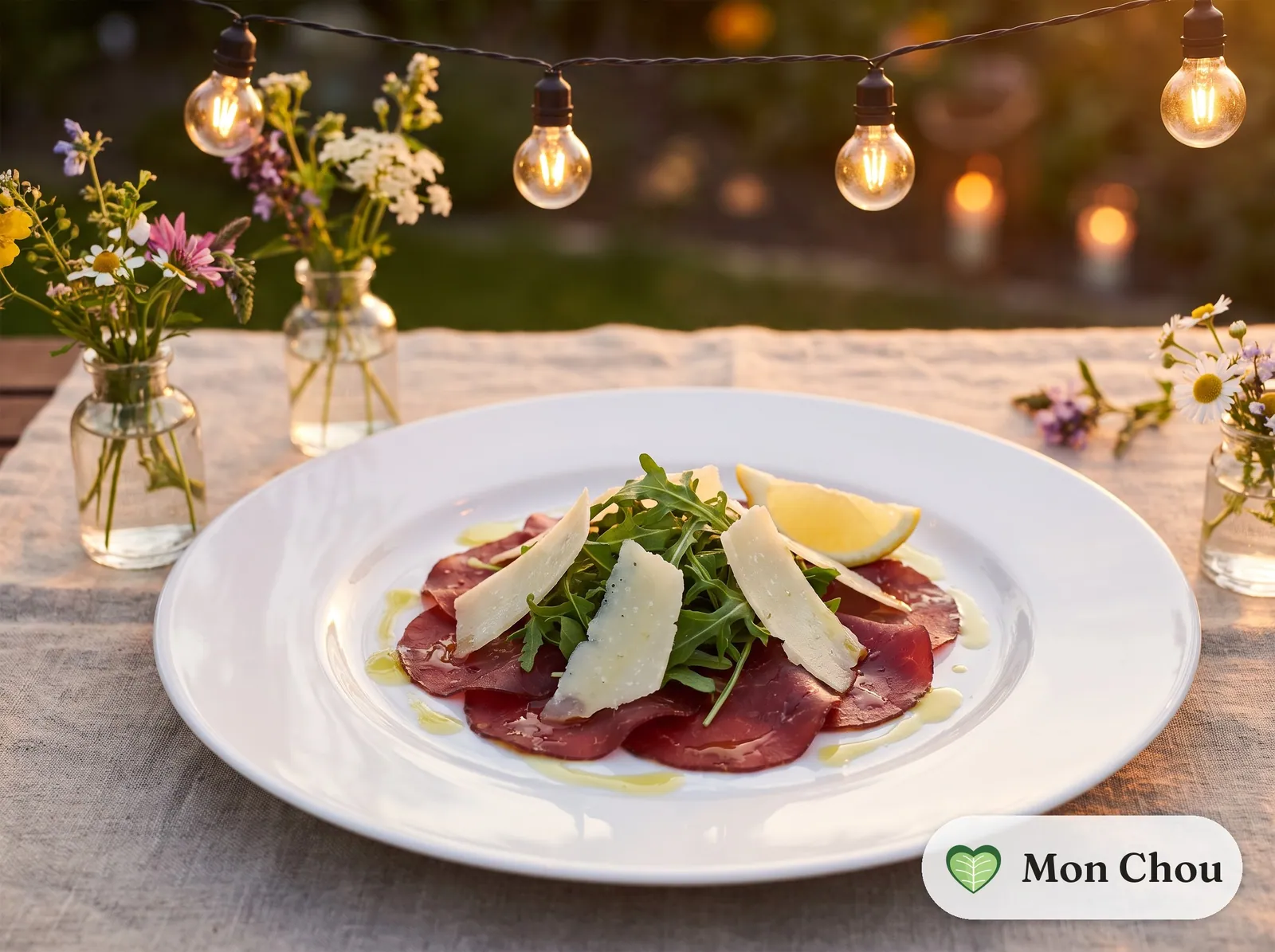 Bresaola, Rucola und Parmesan