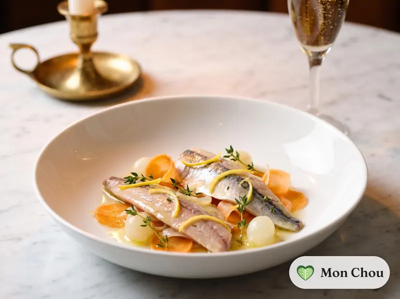 Maquereaux marinés au vin blanc