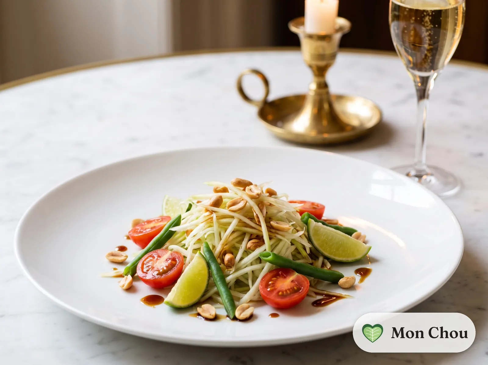 Salade de papaye verte