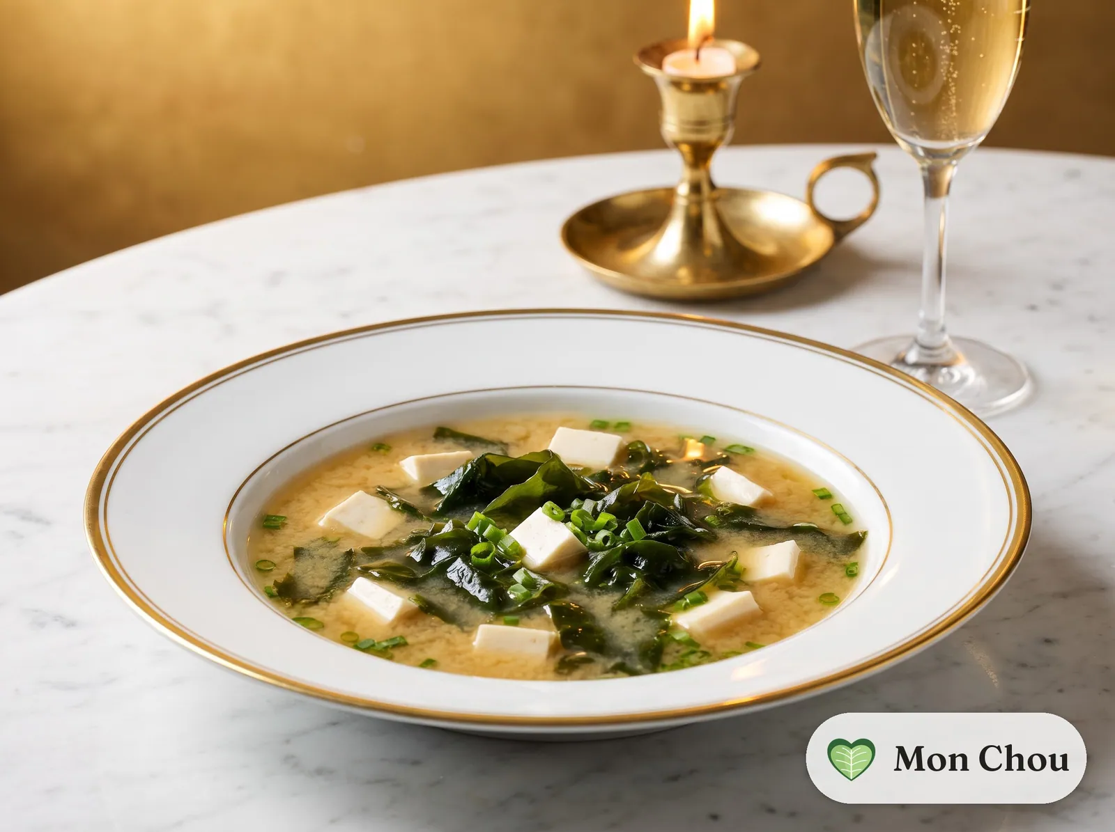 Miso soup with tofu
