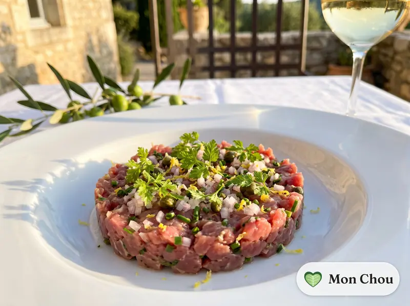 Tartare de veau aux herbes