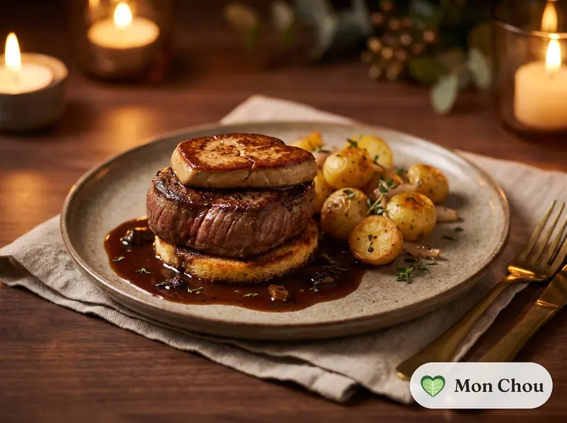 Tournedos Rossini et pommes sautées