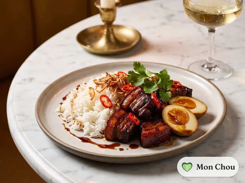 Porc au caramel et riz jasmin