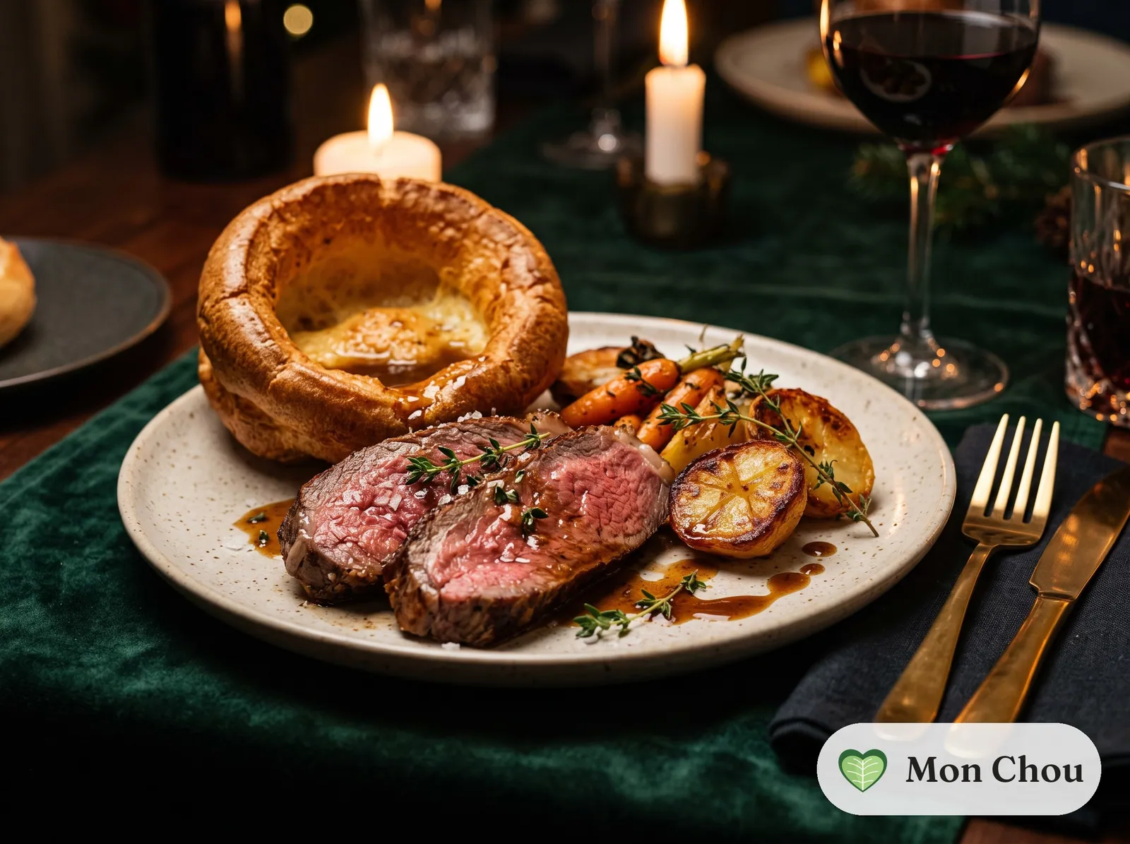 Roastbeef mit Yorkshire Pudding