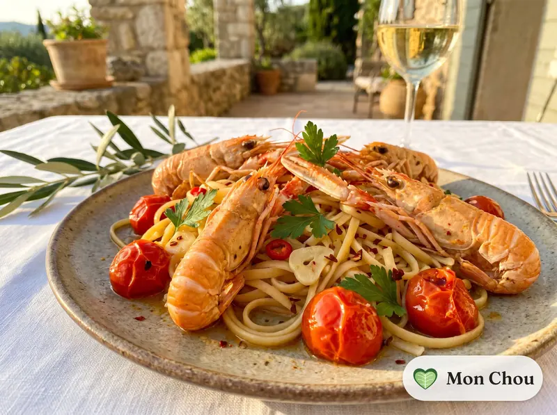 Linguine aux langoustines