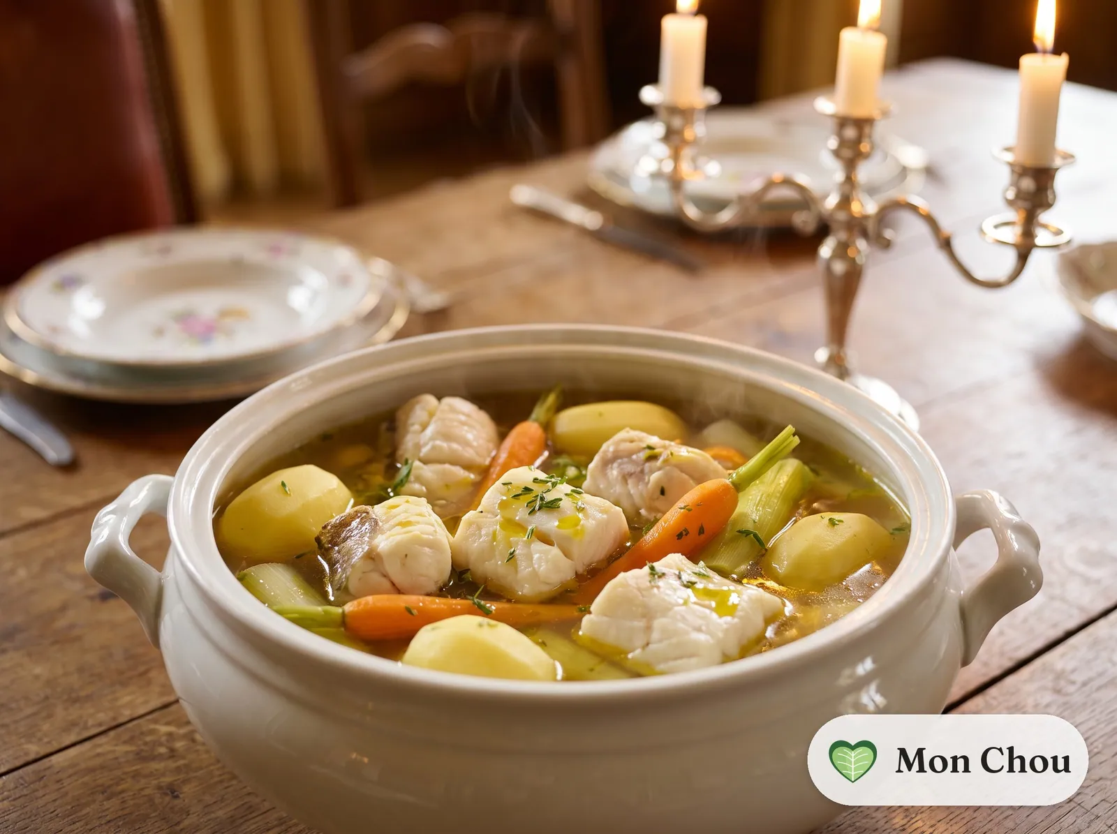 Seafood pot-au-feu with rouille