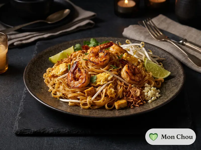 Pad thaï aux crevettes