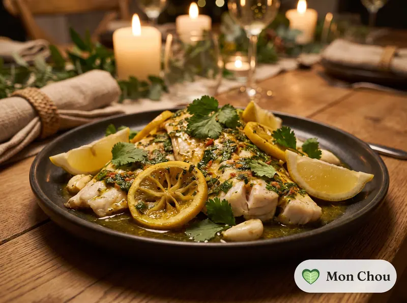 Tajine de poisson à la chermoula