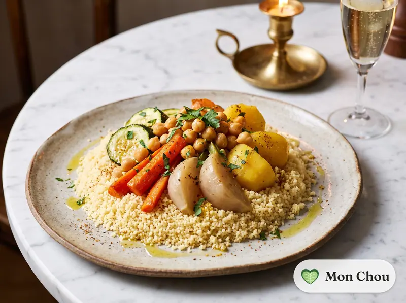 Couscous royal végétarien