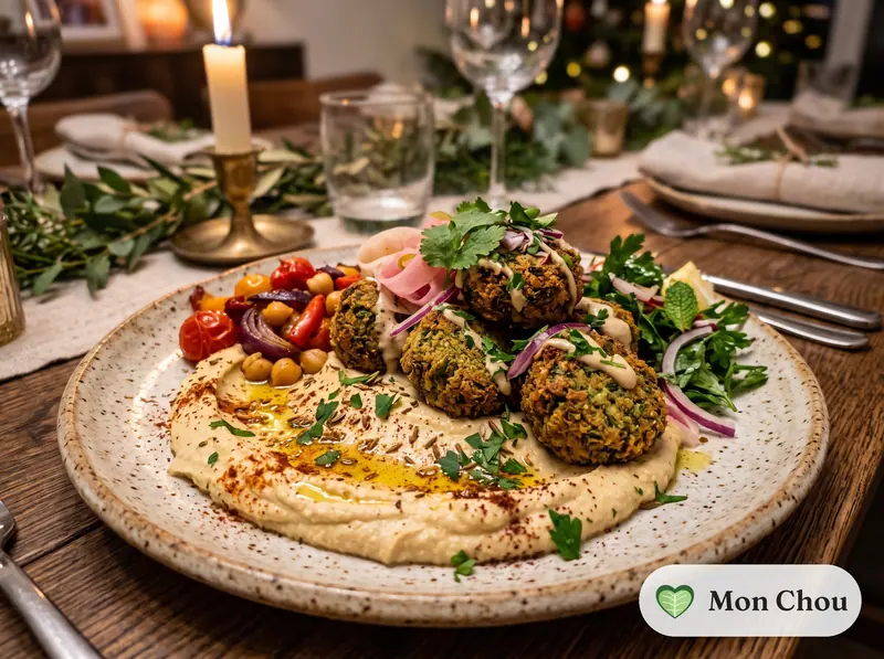 Falafels maison et houmous