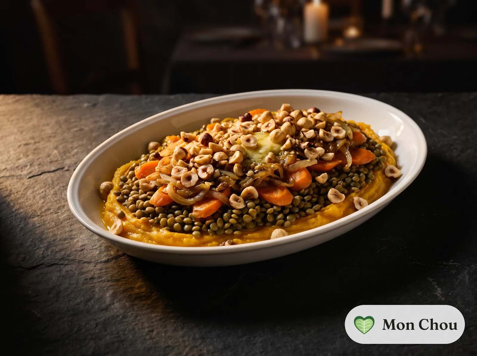 Butternut-Haselnuss-Parmentier