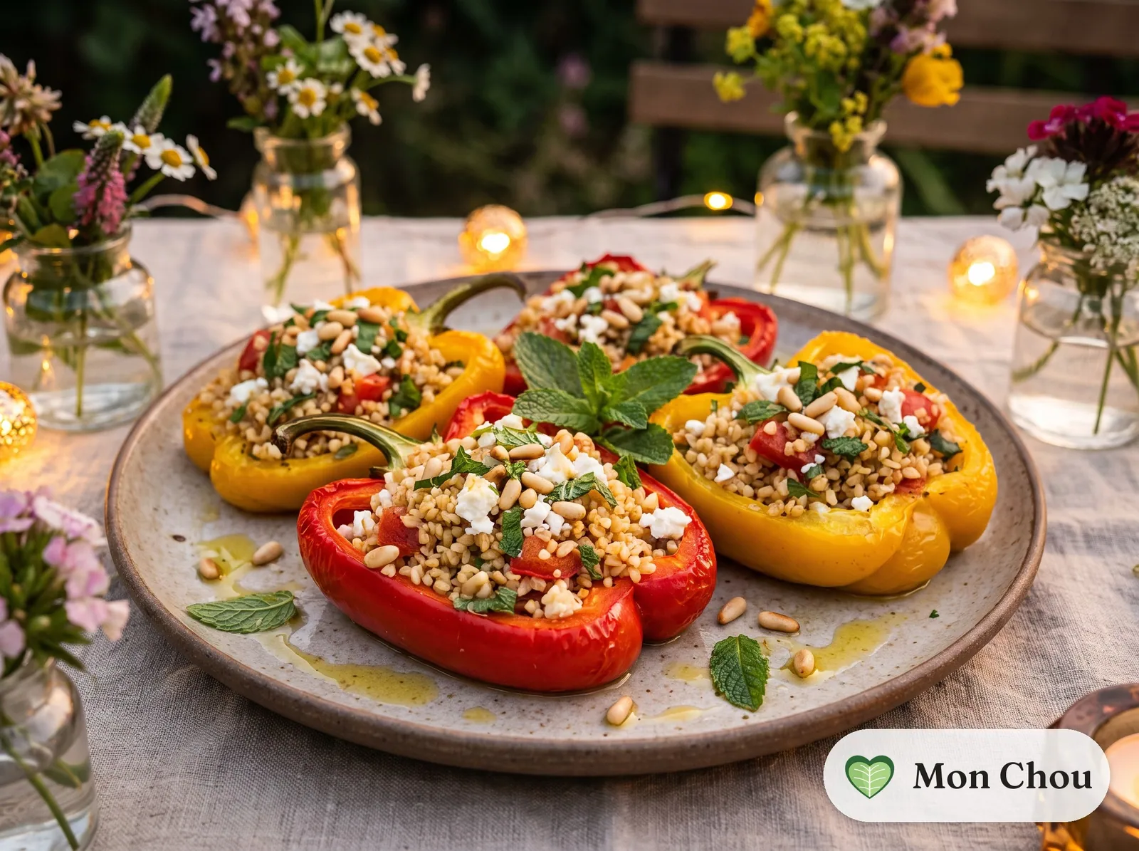 Poivrons farcis à la feta