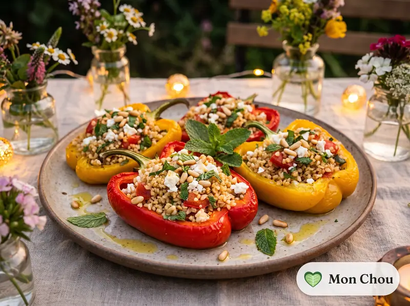 Poivrons farcis à la feta