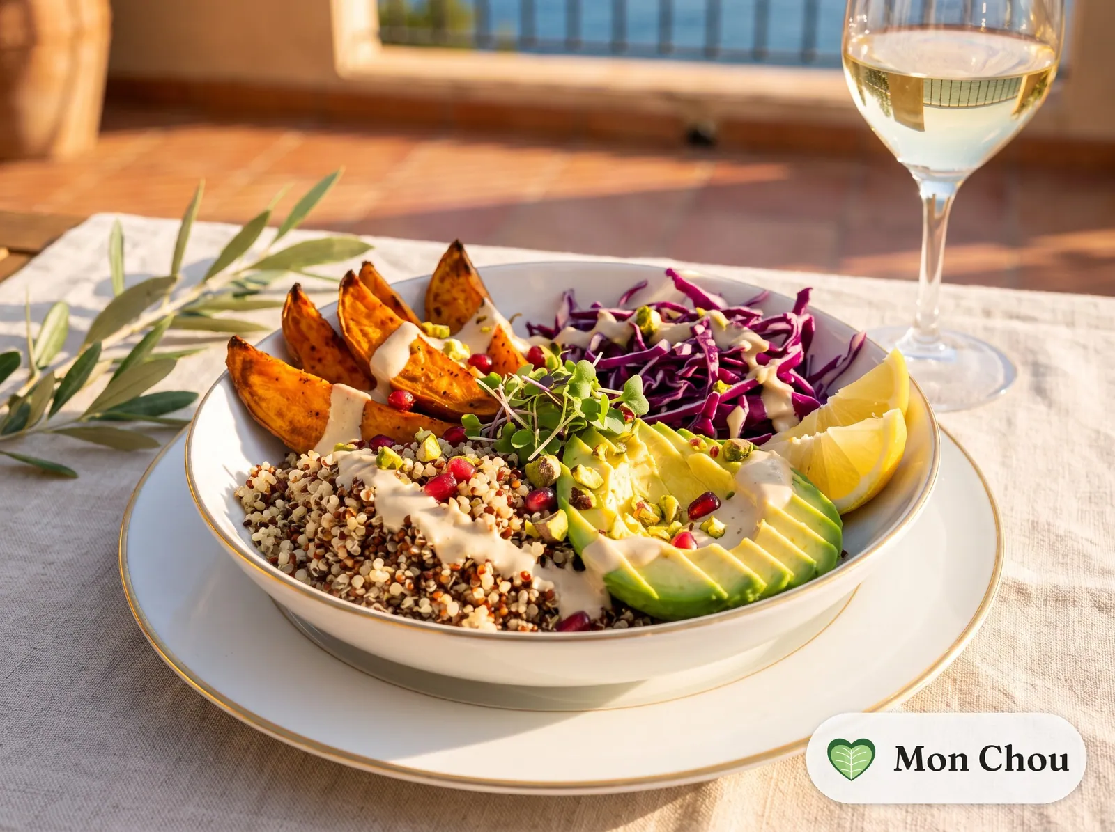 Festive Buddha bowl