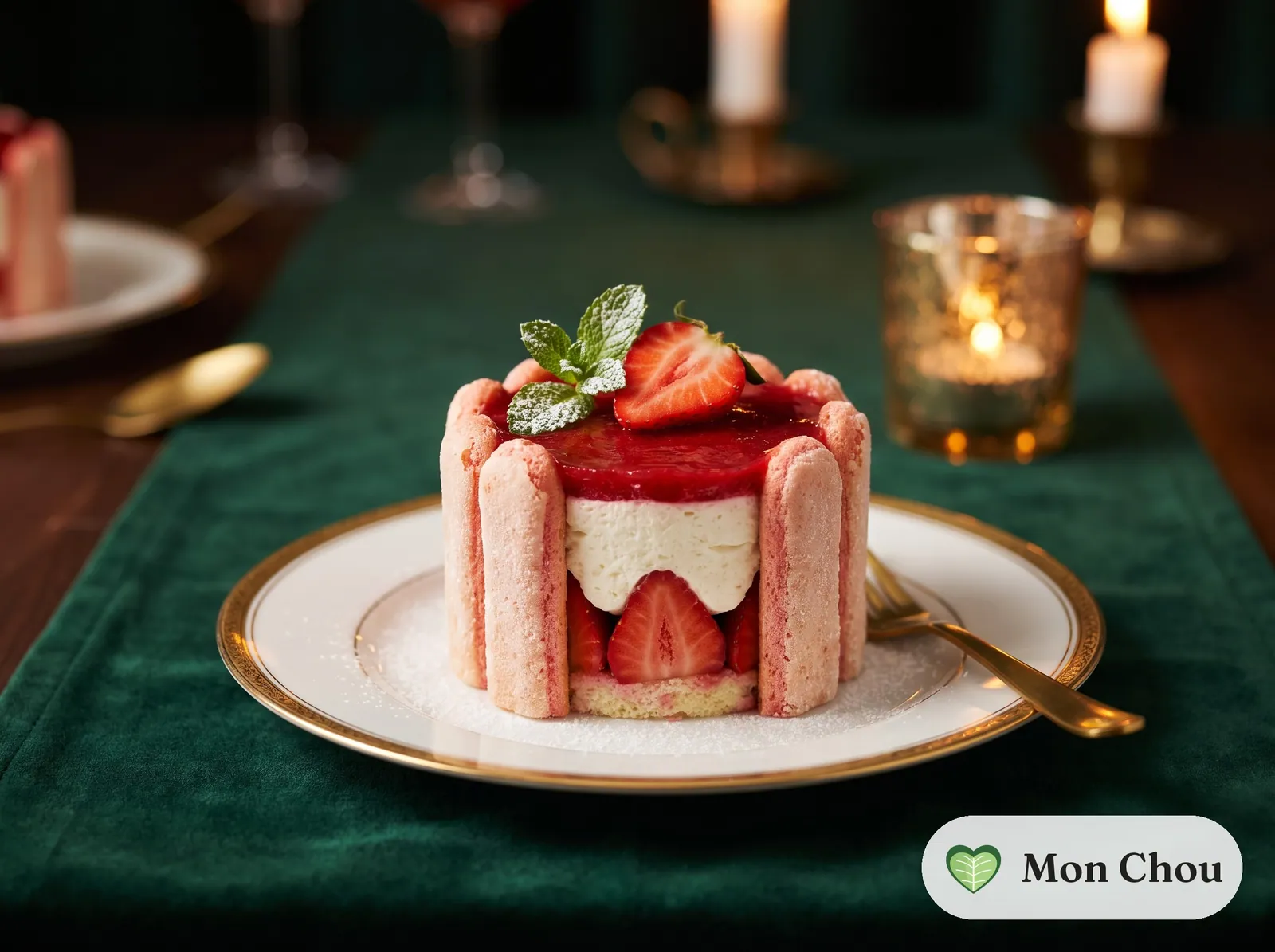Charlotte aux fraises