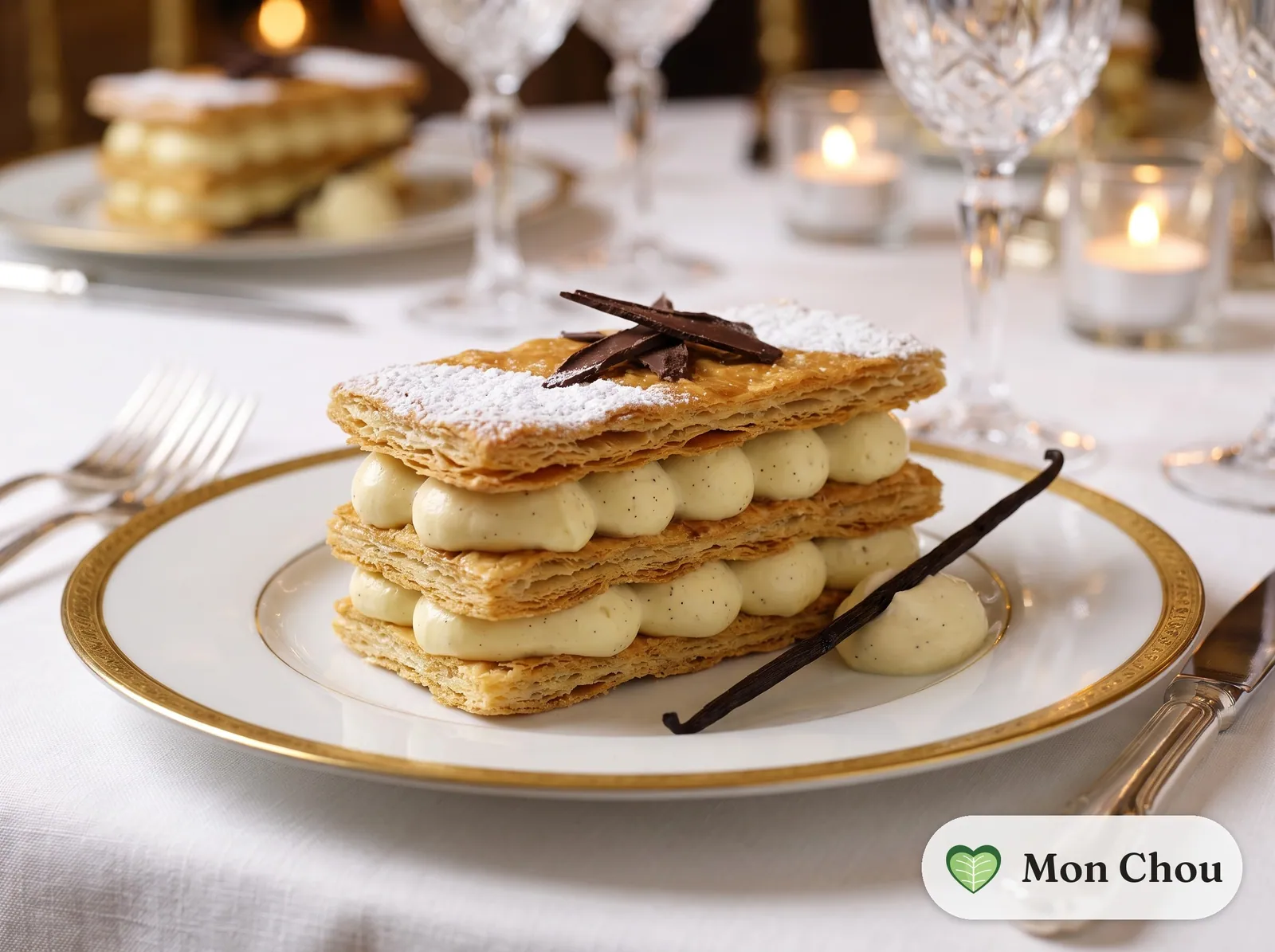 Mille-feuille à la vanille