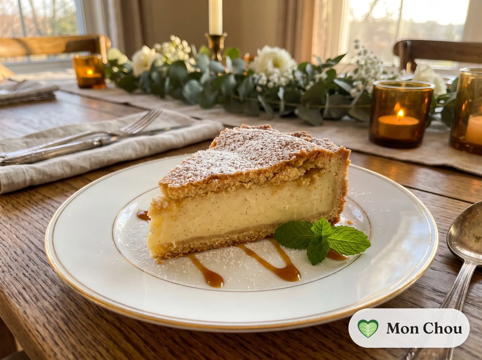 Gâteau basque à la crème