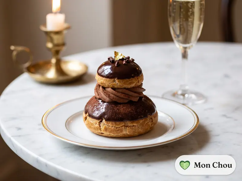 Religieuse au chocolat