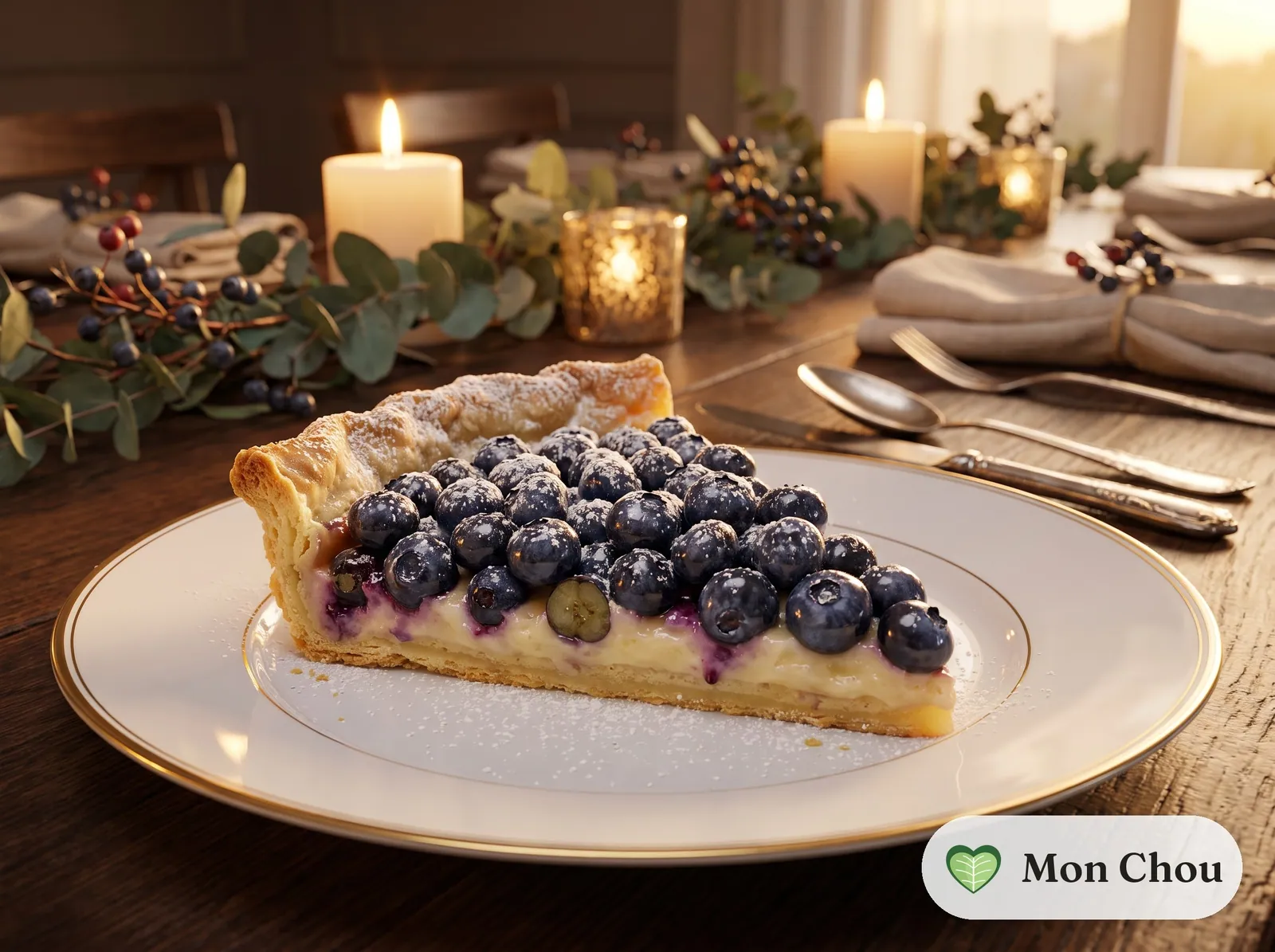 Tarte aux myrtilles