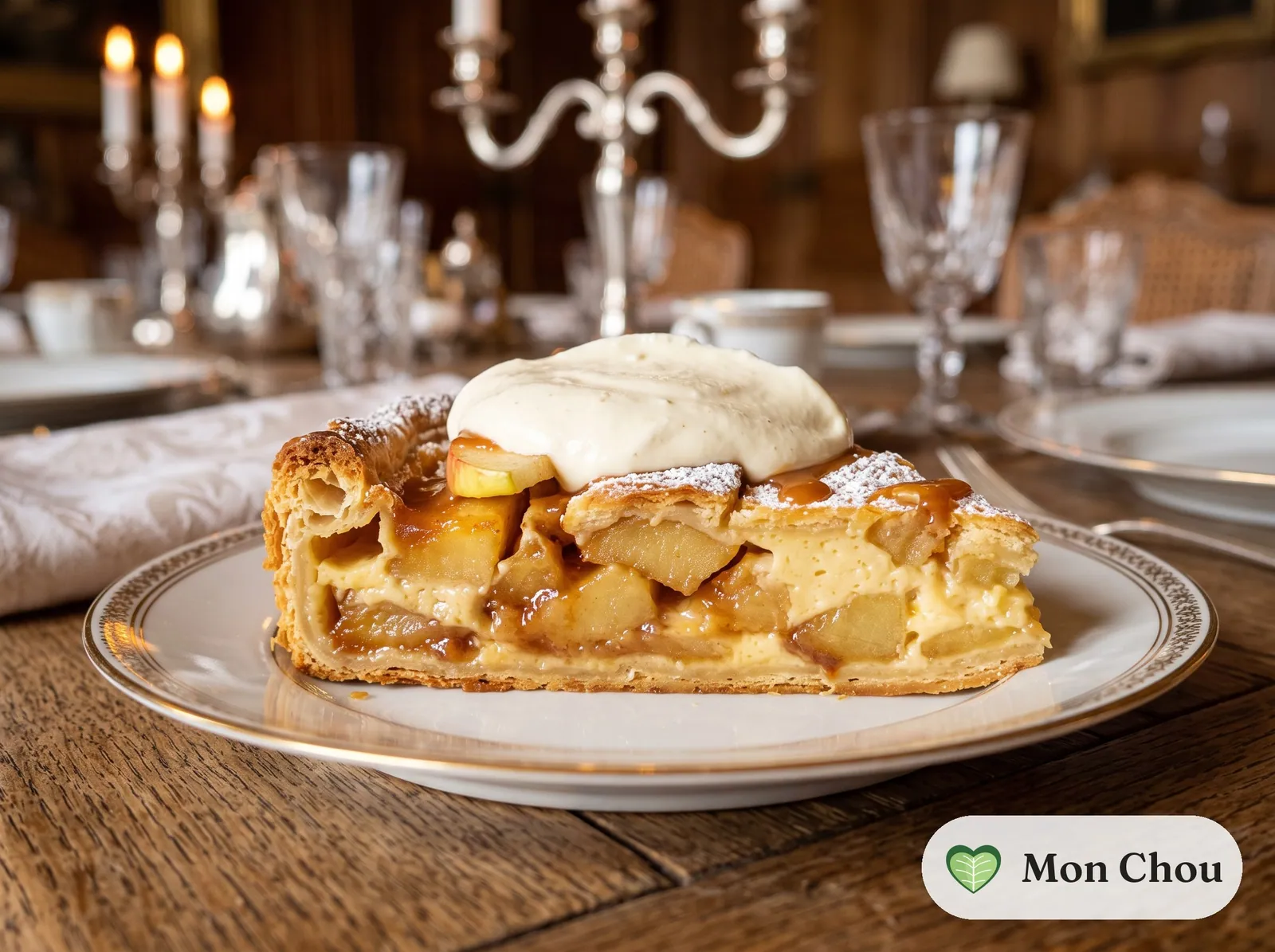 Tarte normande aux pommes