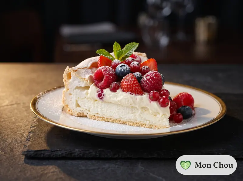 Pavlova aux fruits rouges