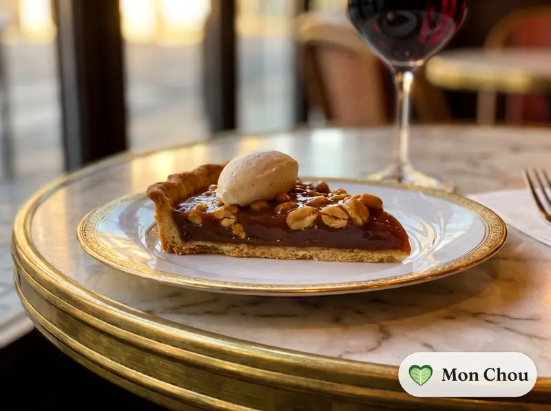 Tarte caramel beurre salé et cacahuètes