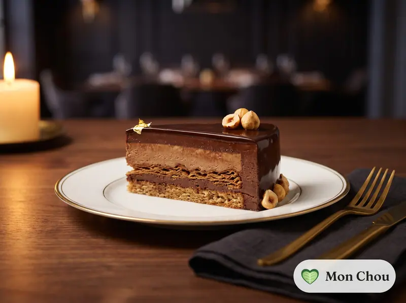 Entremets chocolat noisette