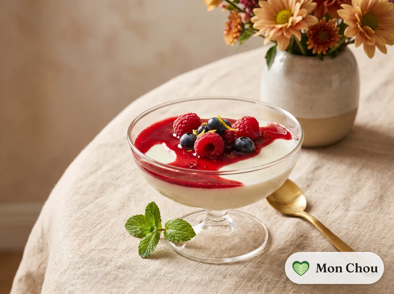 Panna Cotta mit Beerencoulis