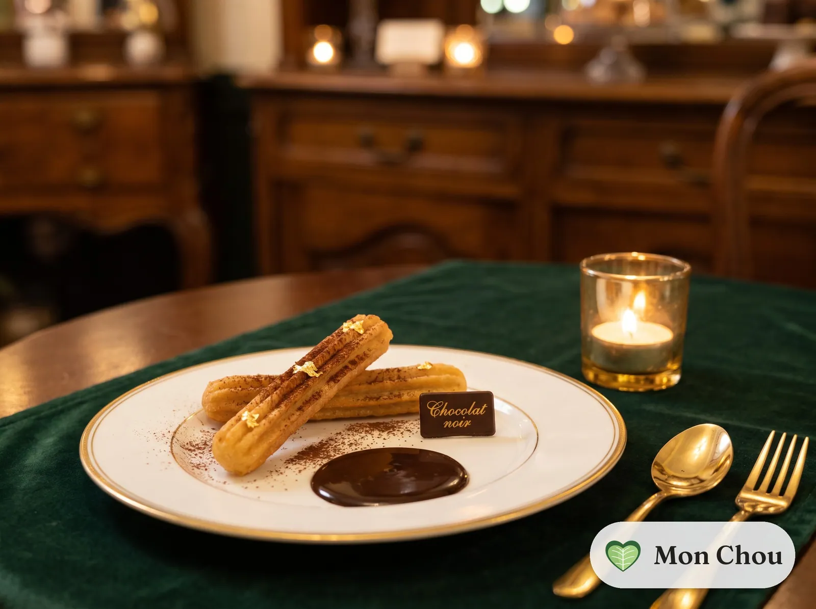 Churros mit Schokoladensauce