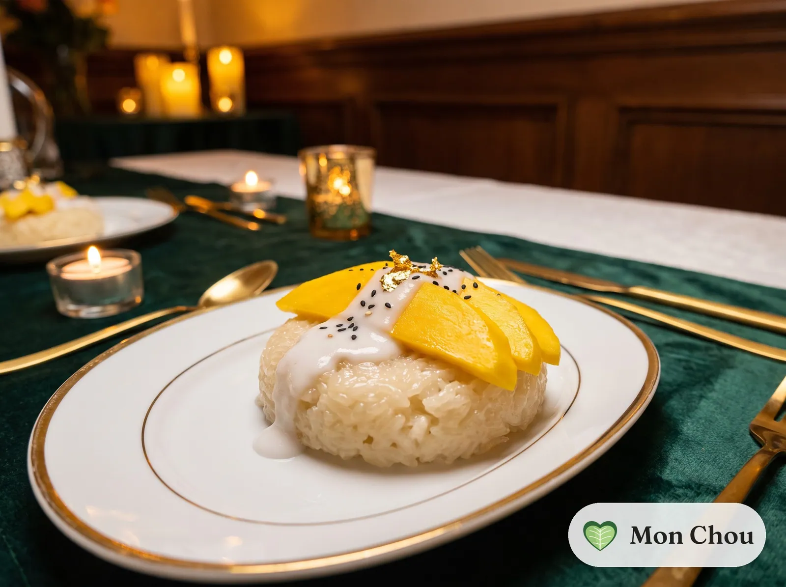 Mangue et riz gluant