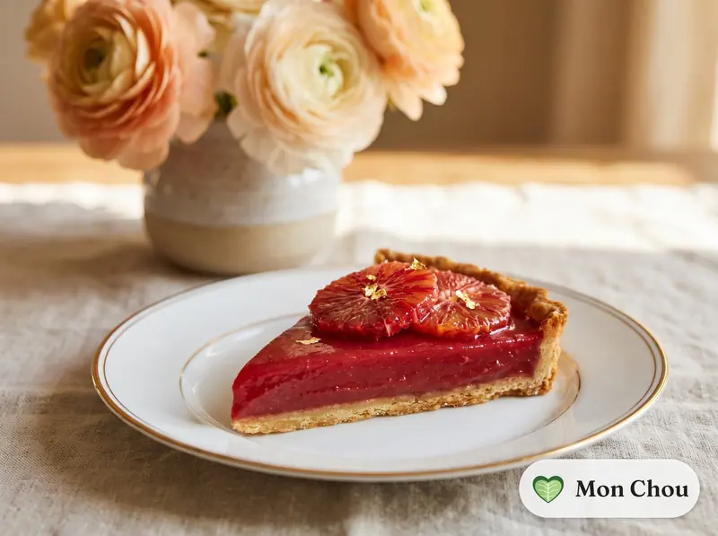 Tarte à l&rsquo;orange sanguine