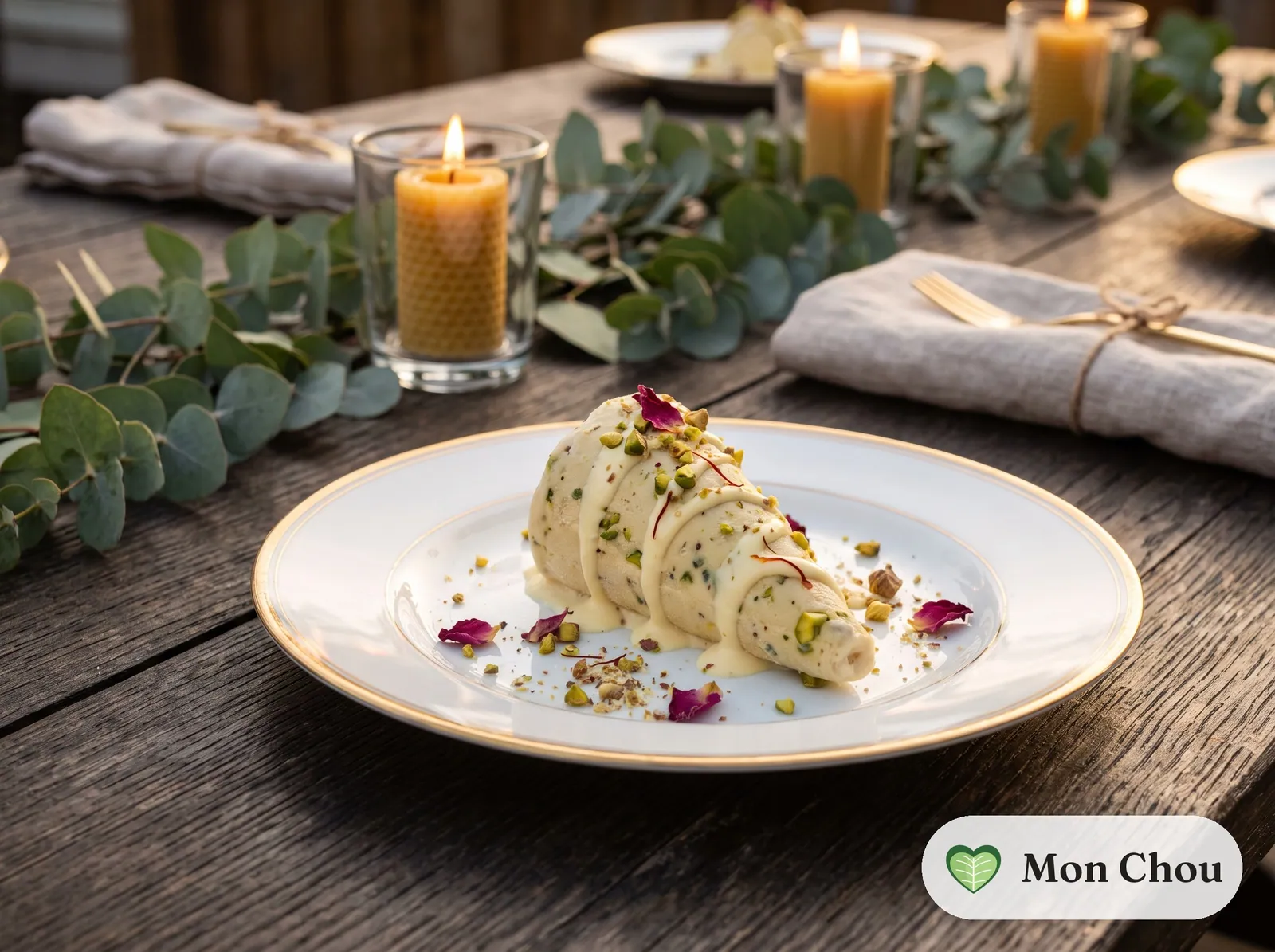 Pistachio kulfi