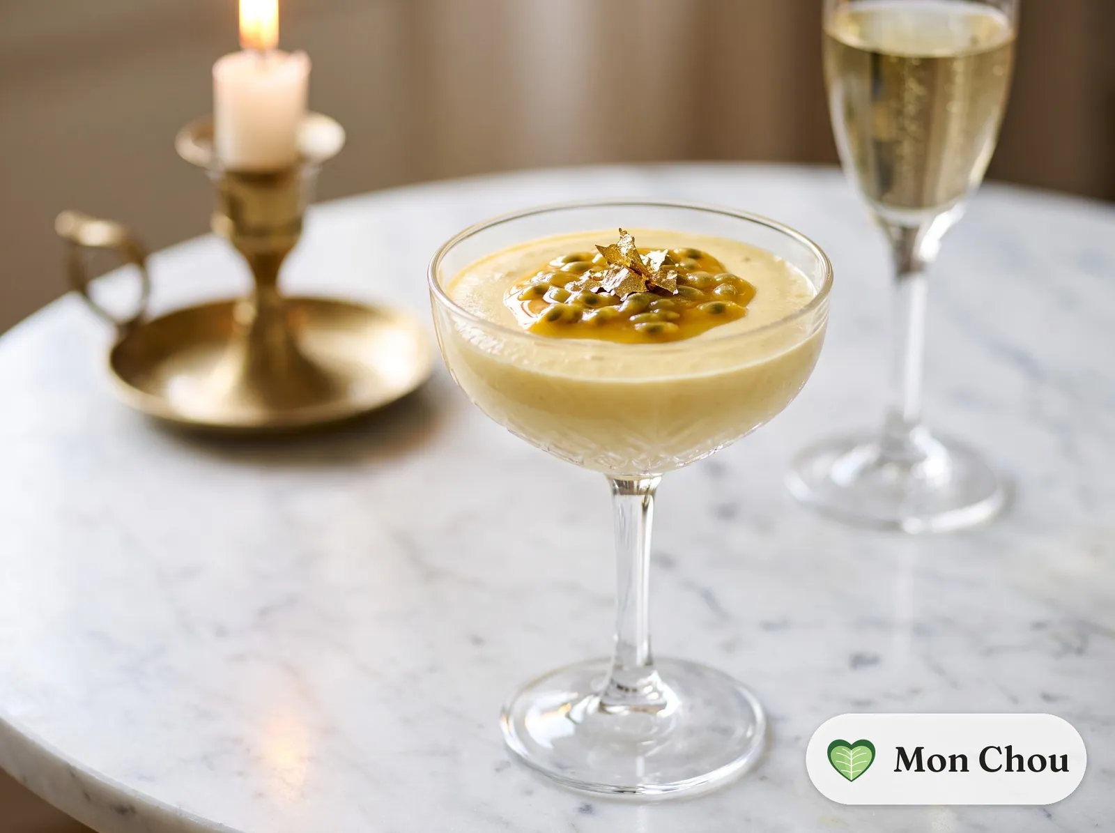 Mousse légère au fruit de la passion