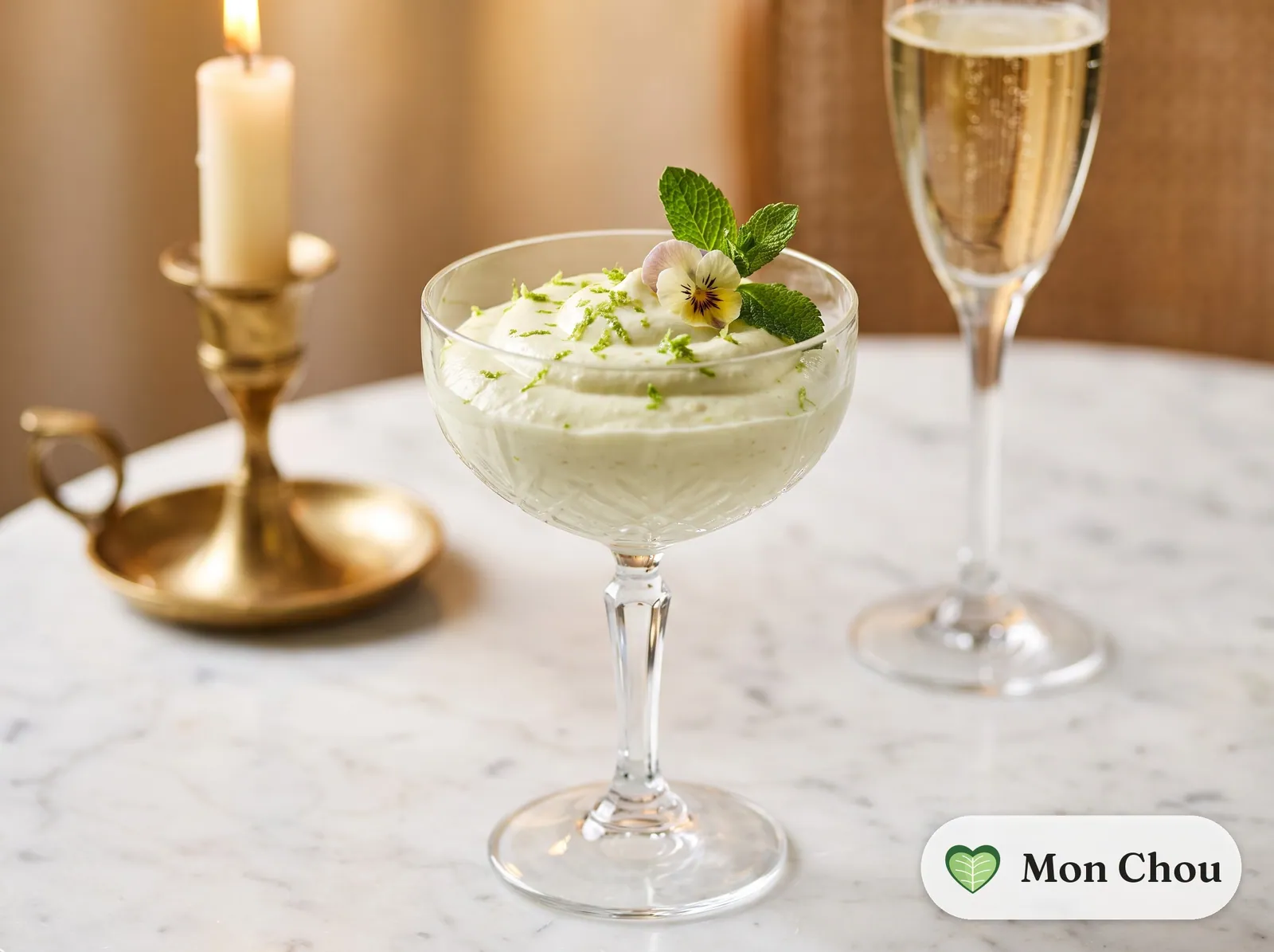 Lime mousse