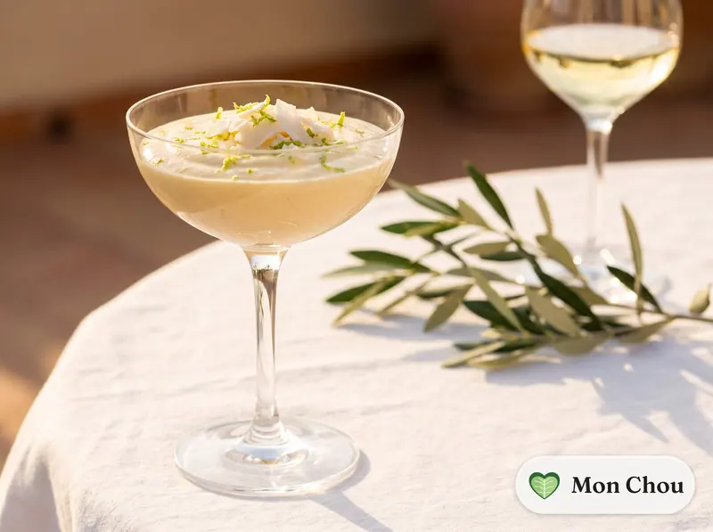 Mousse de mangue légère