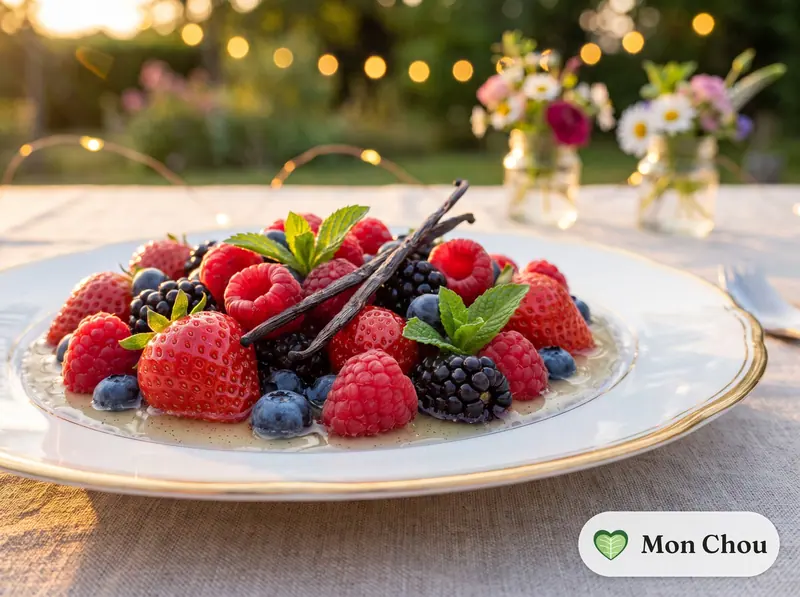 Nage de fruits rouges