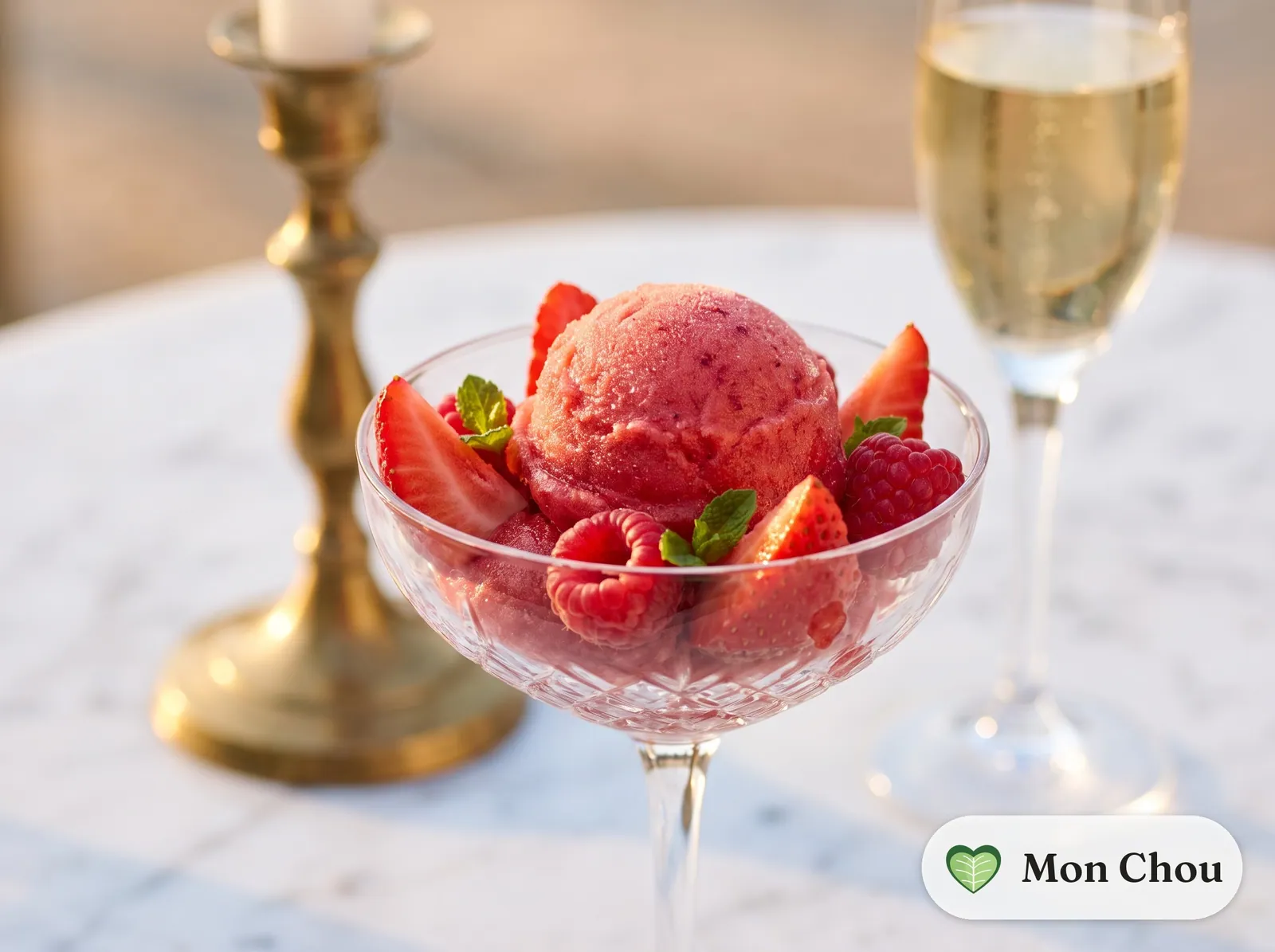 Sorbet aux fruits de saison